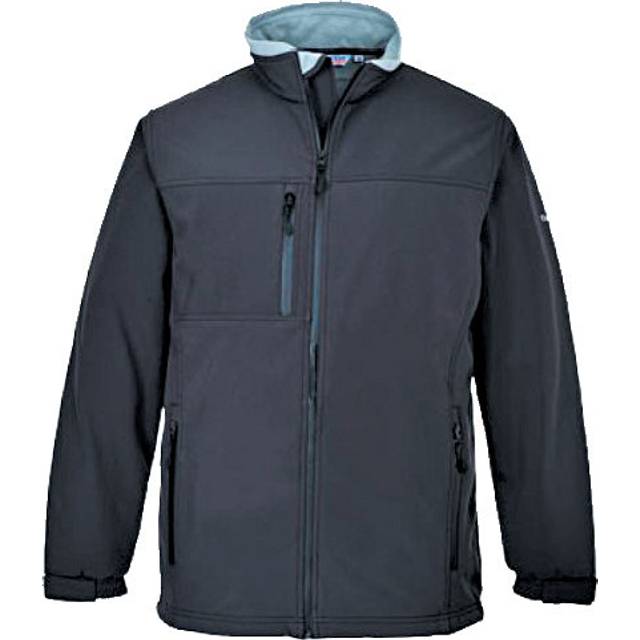 Portwest Softshell Jacket (3L) TK50 Black XL Colour: Black, Size: XL