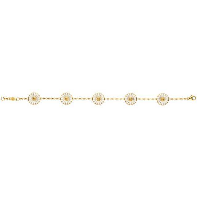 Georg Jensen Daisy Armbånd - Guld /Hvid