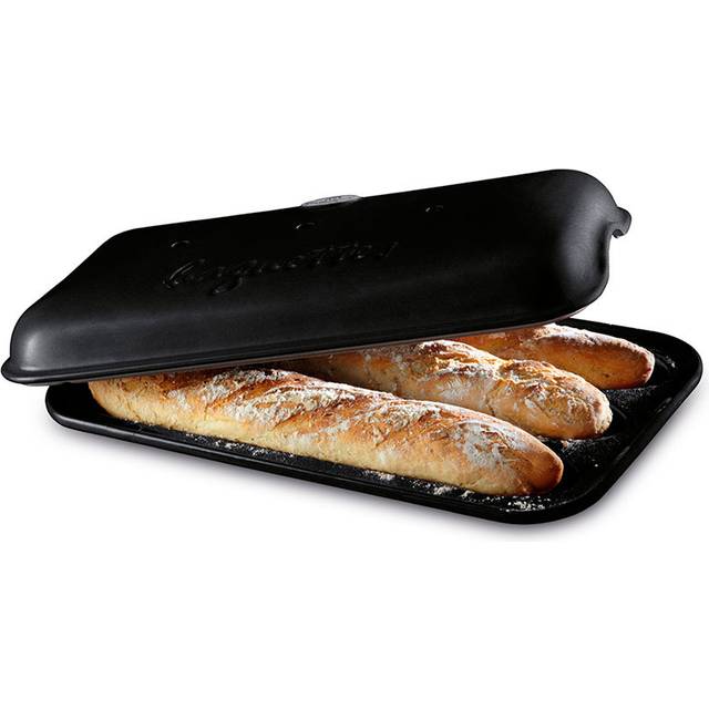 Emile Henry Burgundy Baguette Baker 39.5cm x 23cm