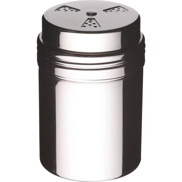 KitchenCraft Ströare, För Socker/Kakao/Mjöl, Justerbar, 6 x 6 x 9 cm, Silver/Svart, KCMULTI