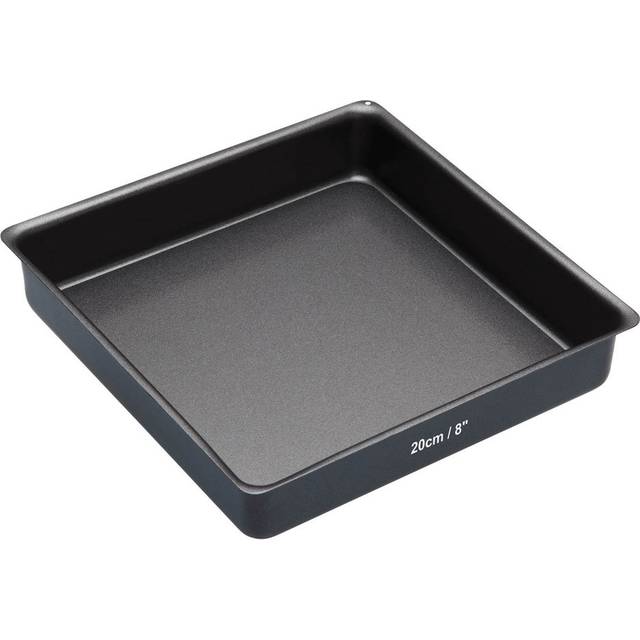 MasterClass Non Stick Square Loose Base Sandwich Pan Square - Black