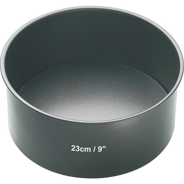 Rund Bakform löstagbar Botten Non-stick D: 23 cm H: 8 cm - Svart