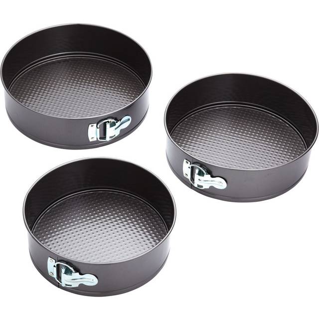 Kitchencraft 3-Piece Non-Stick Spring Form Cake Tin Set