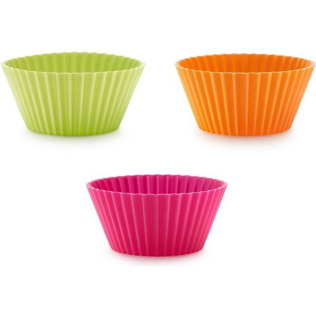 Lékué 200 ml amerikansk muffinskopp, paket med 6, flerfärgad (0240102SURM033)
