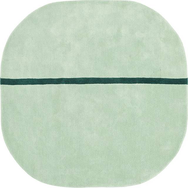 Normann Copenhagen - Oona Carpet - Mattor - Mint / 140x140 - 140 X 140 cm