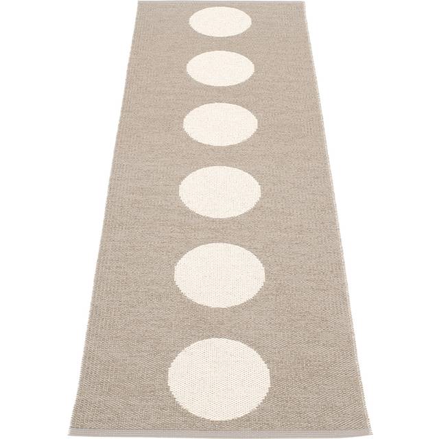 Pappelina Vera gångmatta mud/vanilla 70x225 cm