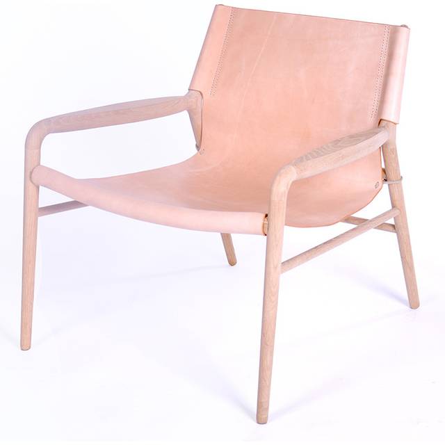 Rama Armchair, Soaped Oak / Black