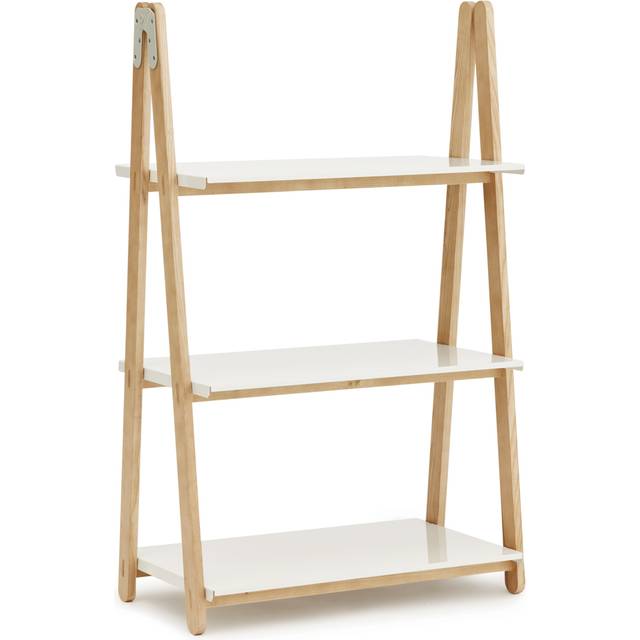 Normann Copenhagen - One Step Up Bookcase Low White - Bokhyllor - Francis Cayouette - Vit - Metall/Trä