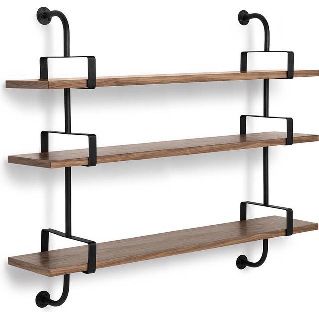 GUBI Démon Shelf L155 cm 1 Shelf American Walnut