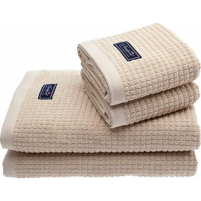 Fisher Island handduk beige - Beige (100 x 150 cm)