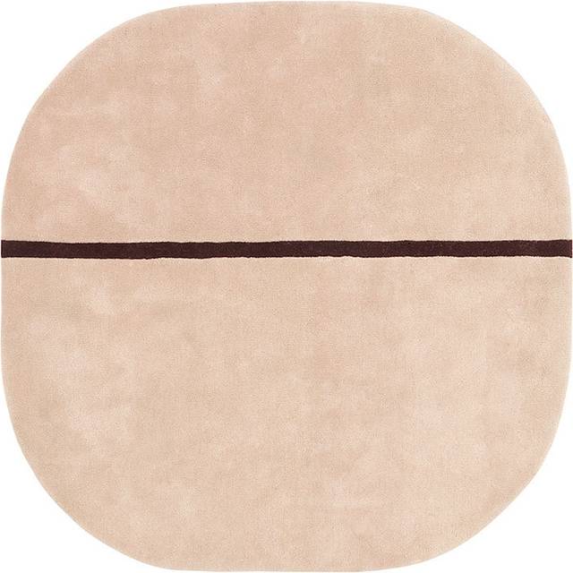 Normann Copenhagen - Oona Carpet - Mattor - Rose / 140x140 - 140 X 140 cm