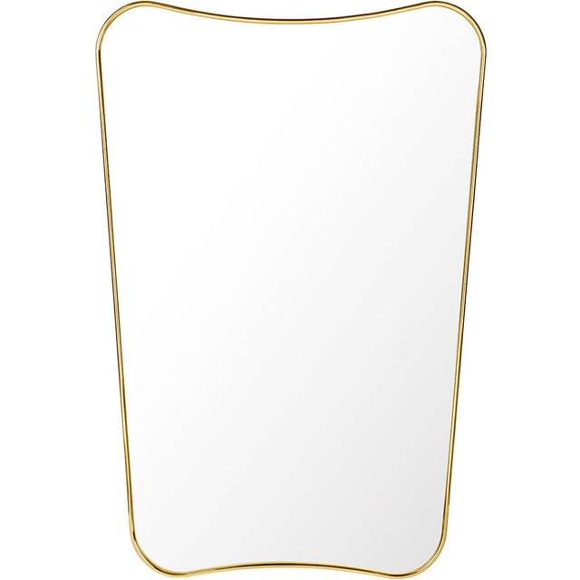 F.A. 33 Wall Mirror Black Brass, 54x80 cm