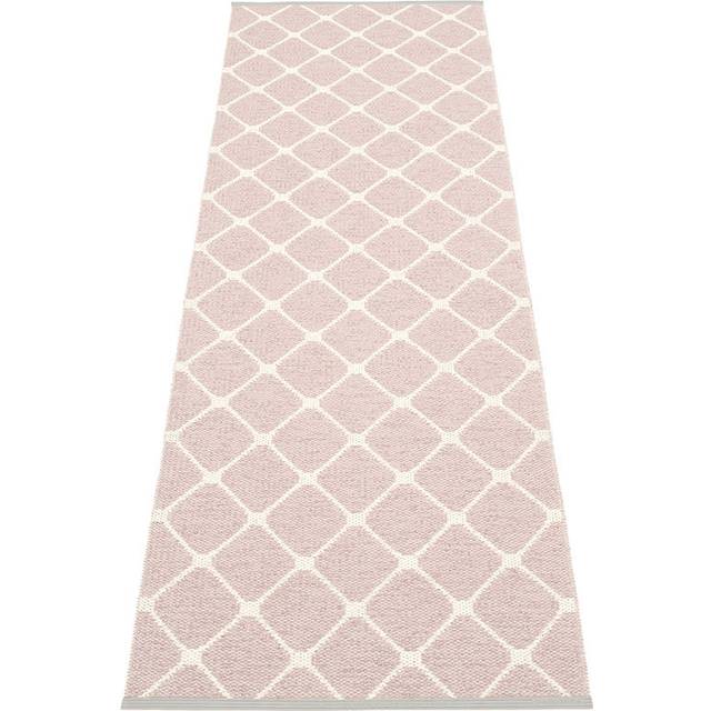 Pappelina Rex gångmatta pale rose/vanilla, 70x240 cm