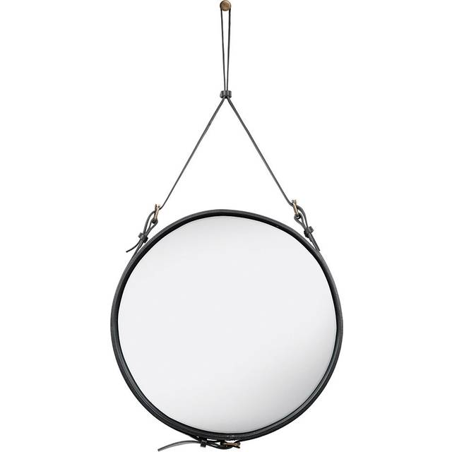GUBI Adnet Circulaire spegel M svart