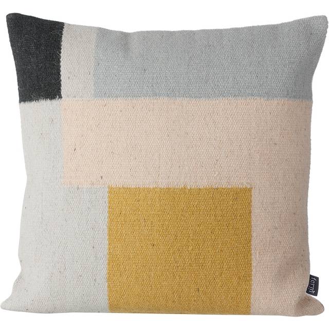 Ferm Living - Kelim Squares Cushion - mehrfarbig/LxB 50x50cm - multicolor (50.0 x 50.0 x 10.0cm)