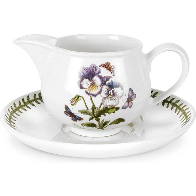 The Holly and The Ivy Gravy Boat &amp; Stand