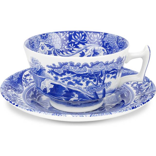 Spode Blue Italian teacup and saucer 20 cl/ 7 oz