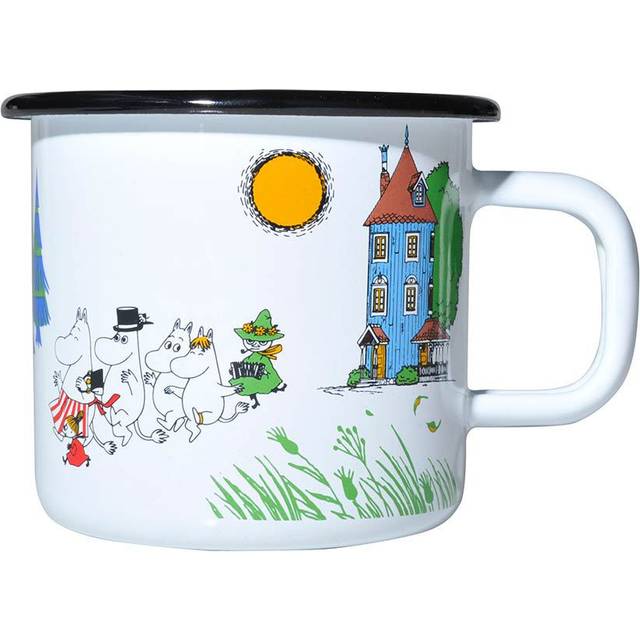 Muurla Moomin valley enamel mug 3.7 dl