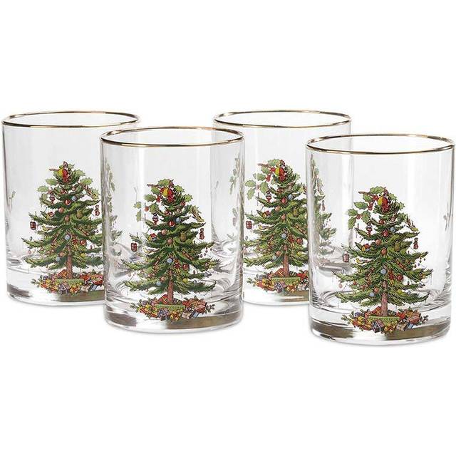 Spode Christmas Tree Glasses Set of 4
