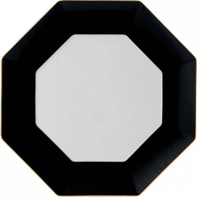 Wedgwood Arris undertallrik Ø33 cm Charcoal - Svart