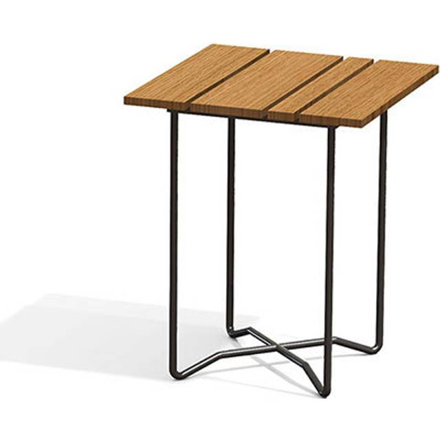 Skargaarden Grinda matbord Teak/svart 60 x 60 cm