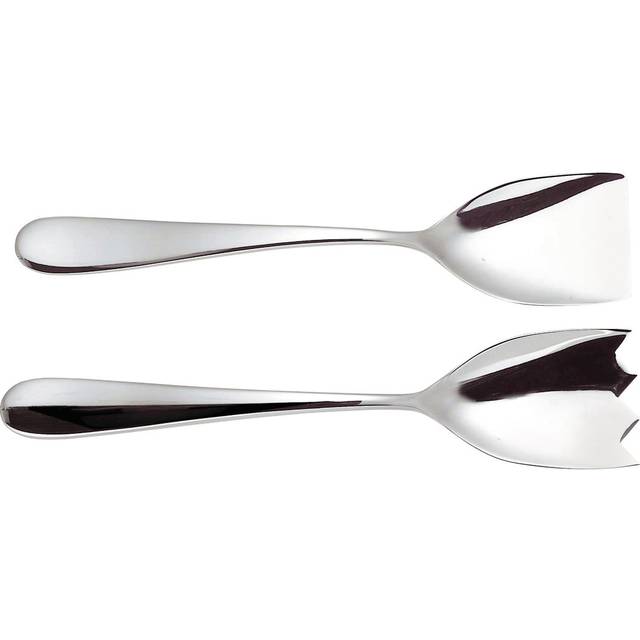 Alessi Silver (silver) Nuovo Milano Stainless Steel Salad Set - silver (Silver)