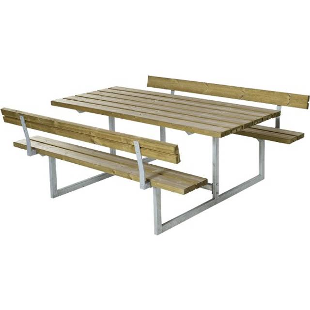 Trädgårdsmöbel Plus Bord/Bänkset Basic 2 Ryggstöd För Barn