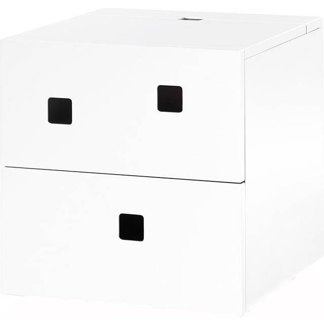 Zweed Peep S1 bedside table, wall hung Slate grey