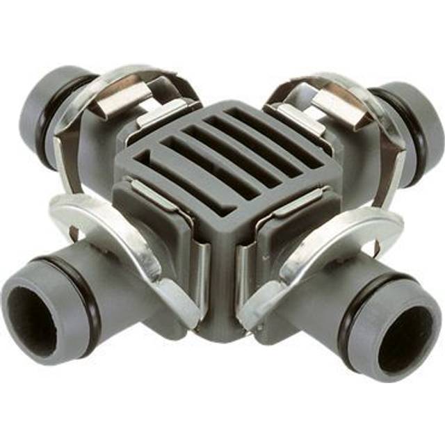 Gardena MICRO DRIP 4 Way Coupling 1/2" / 12.5mm Pack of 1