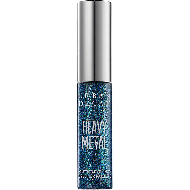 Urban Decay Heavy Metal Glitter Eyeliner, Glam Rock - Silver Glitter - Water-Based Formula - Long-Lasting, Bui
