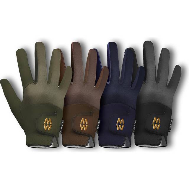 (7, black) Macwet Climatec Gloves Long Cuff - grip in all conditions golf archery shooting