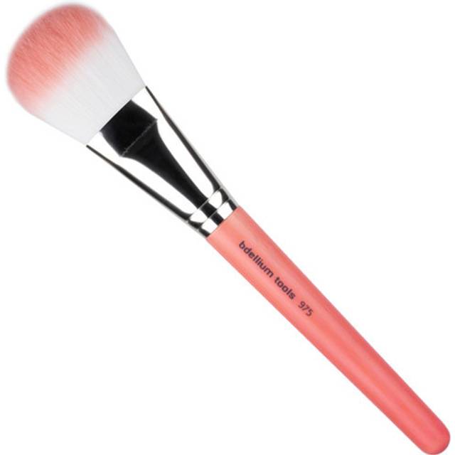 Bdellium Tools Professional Makeup Brush - Pink Bambu Series 975 Mixed Powder - With Soft Synthetic Fibers  For Powder Application (Pink  1pc)