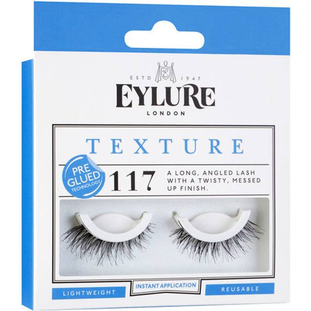 Eylure False Eye Lashes Texture No.117 Pre Glued