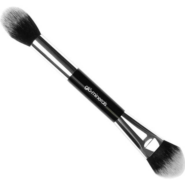 Glo Skin Beauty 107 Contour & Highlighter Brush | Dual Ended Brush Used to Pick Up Product and Sweep Over the Skin for A Natural Look