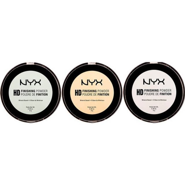 NYX PROFESSIONAL MAKEUP, High Definition Finishing Powder, Kompakt Puder, Hudutjämnande, Matt Finish, Oljeabsorberande, Vegansk formula, nyans: Mint Green