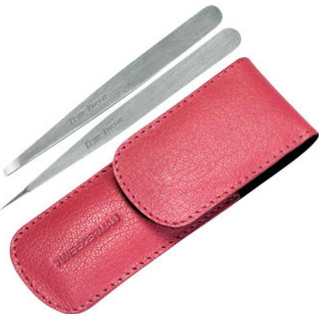 Tweezerman Petite Tweeze Set With Pink Case