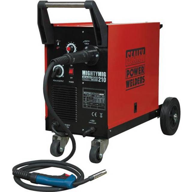 Sealey MIGHTYMIG210 Gas/No Gas Mig Welder 210Amp with Euro Torch