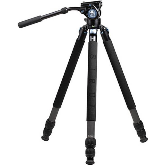 Sirui R-3213X Reporter X Tripod 10x with Fluid Video Head VH-10 Carbon