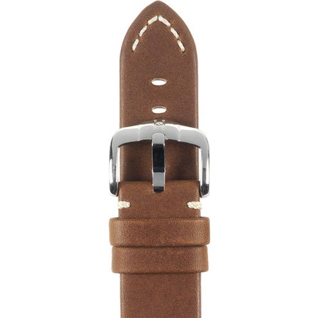 Hirsch Ranger 22mm Large Guldbrun/Silver Klockarmband