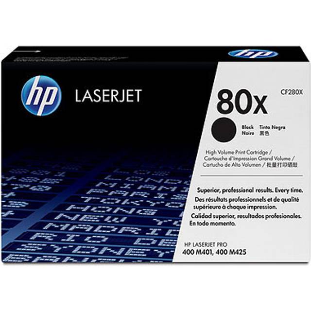 HP svart toner 6900 sidor (80X)