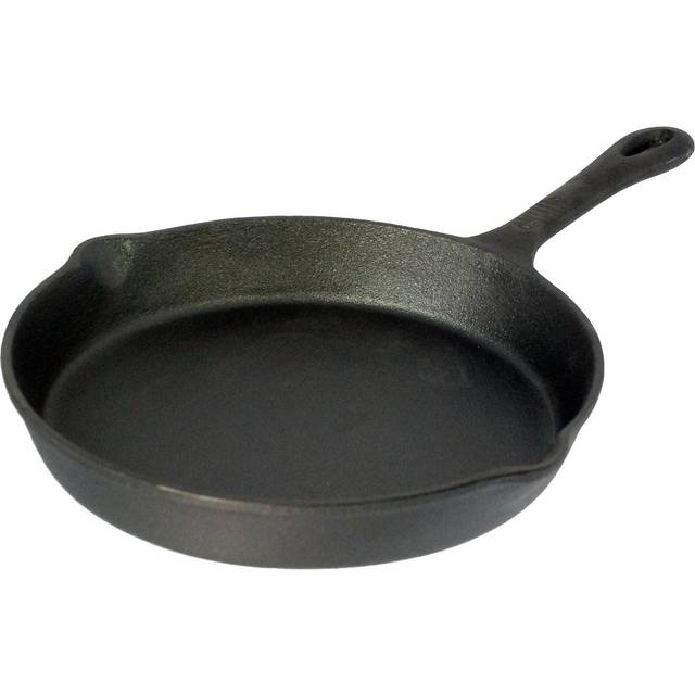 Buckingham Pre-seasoned Cast Iron Frying Pan 25 Cm., Black