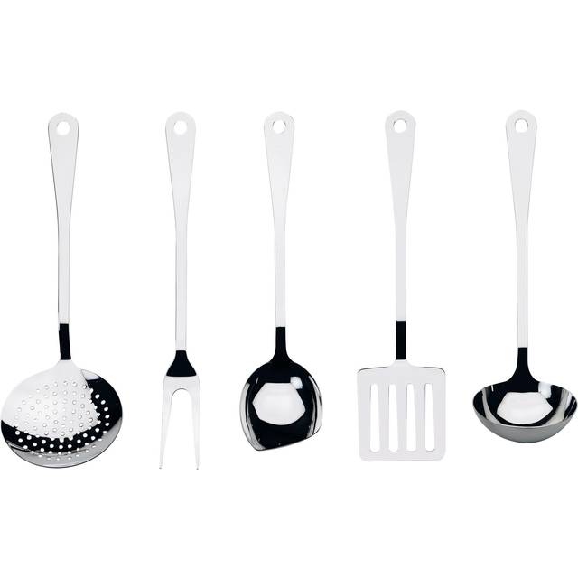 5-Piece Kitchen Cutlery Set - Silver