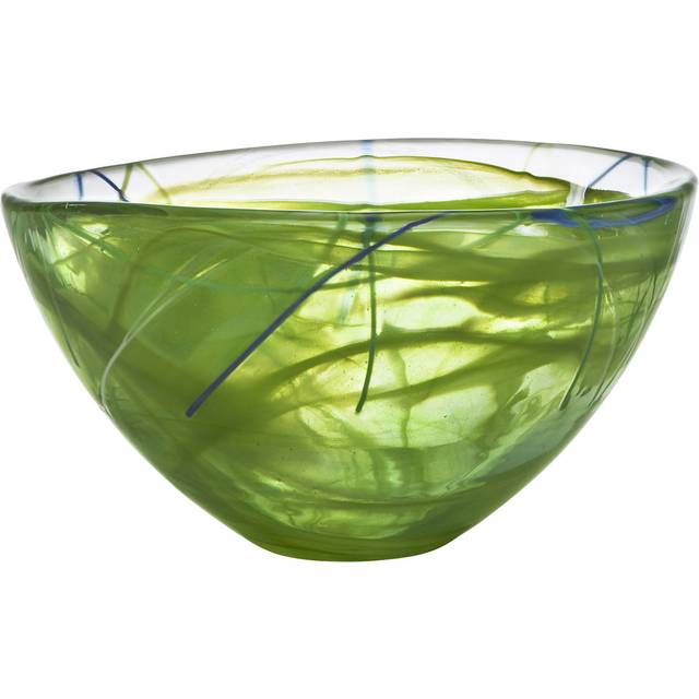 Kosta Boda Contrast Bowl  Blue  Medium