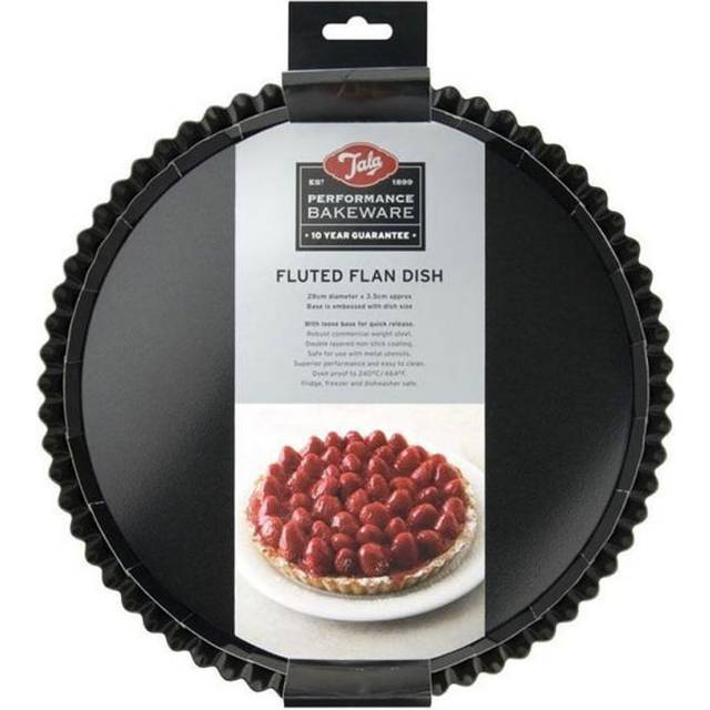 Tala Performance Baking Form Tart Tin 28cm Steel Dishwasher Safe Non- stick