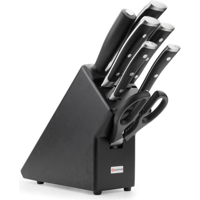 Wusthof Classic Ikon 7 Piece Knife Block Set Beech