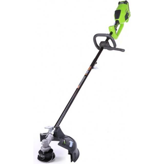 Greenworks GD40BC 40v Cordless Brushless Grass Trimmer 350mm 1 x 4ah Li-ion Battery Charger