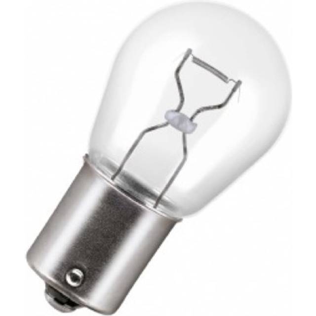 Osram 12v P21W 12v BA15s Metal Base Stop & Tail Lamp - 2 Pack