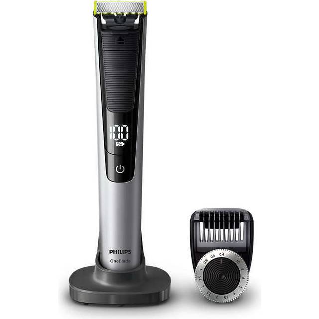 Philips Norelco – OneBlade Pro Wet/Dry Trimmer – svart/grön