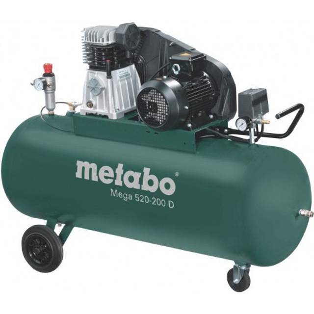 Metabo Mega 520-200 D Tryckluftskompressor 200 l