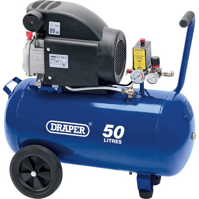 Draper Direct Drive Oiled Air Compressor, 50L, 1.5kW